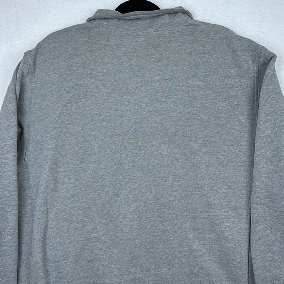 Izod Men’s Pullover 3/4 zip Sweater Gray Size XL - Picture 9 of 9